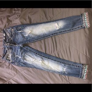 Miss Me Jeans Signature crop size 24
